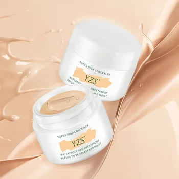 Waterproof Full Coverage Concealer for Tattoos Scars Acne Marks Dark Circles Natural Finish Foundation for All Skin Tones
