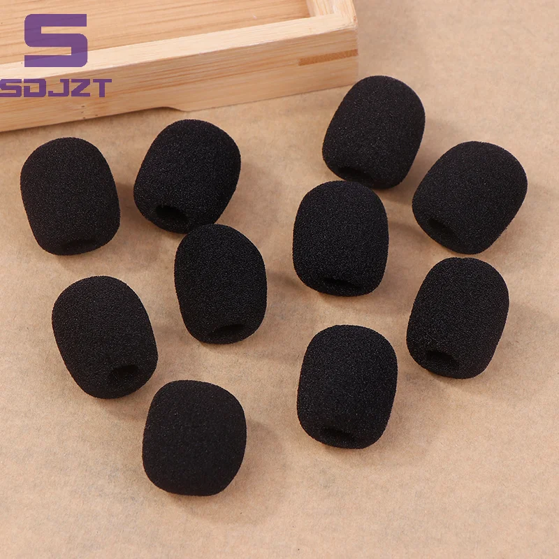 Headset Microphone Sponge For Motorcycle Intercom Helmet Bluetooth Headset Microphone Sponge 10PCS
