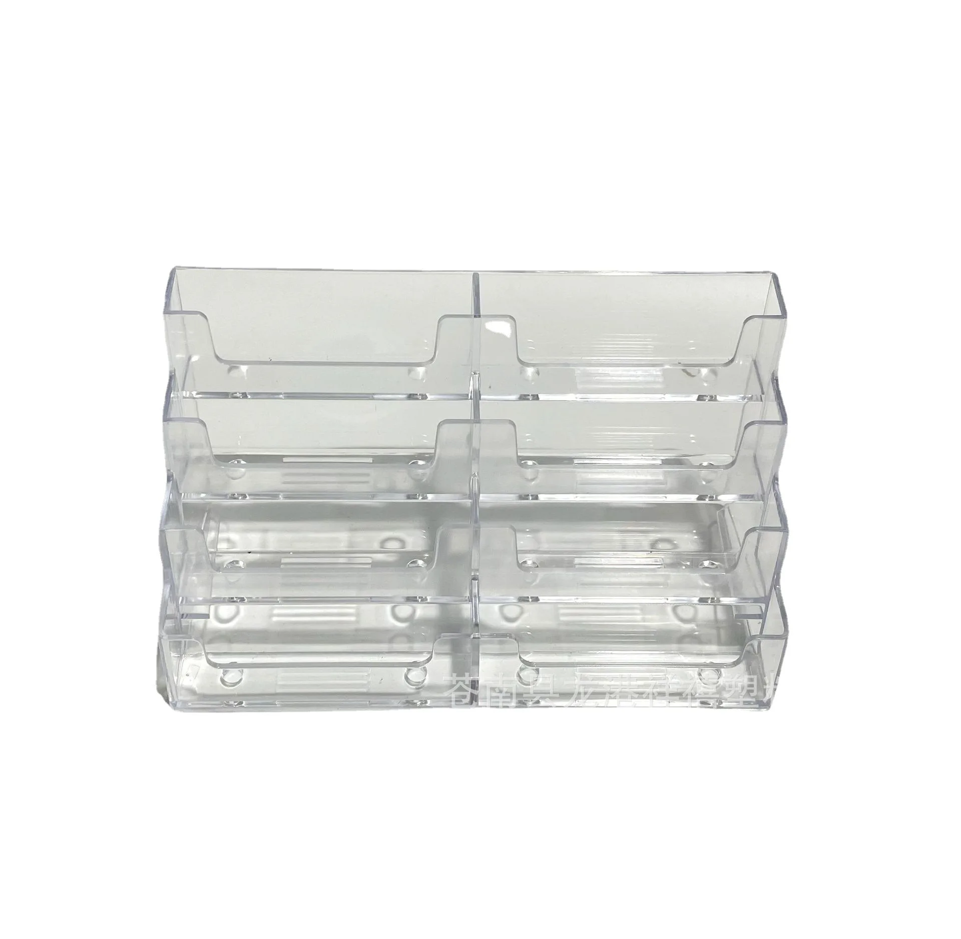 Office Desktop Business Card Box Exhibition Dedicated Multi-layer Business Card Holder 8-Grid Business Card Box Pamphlet Holder