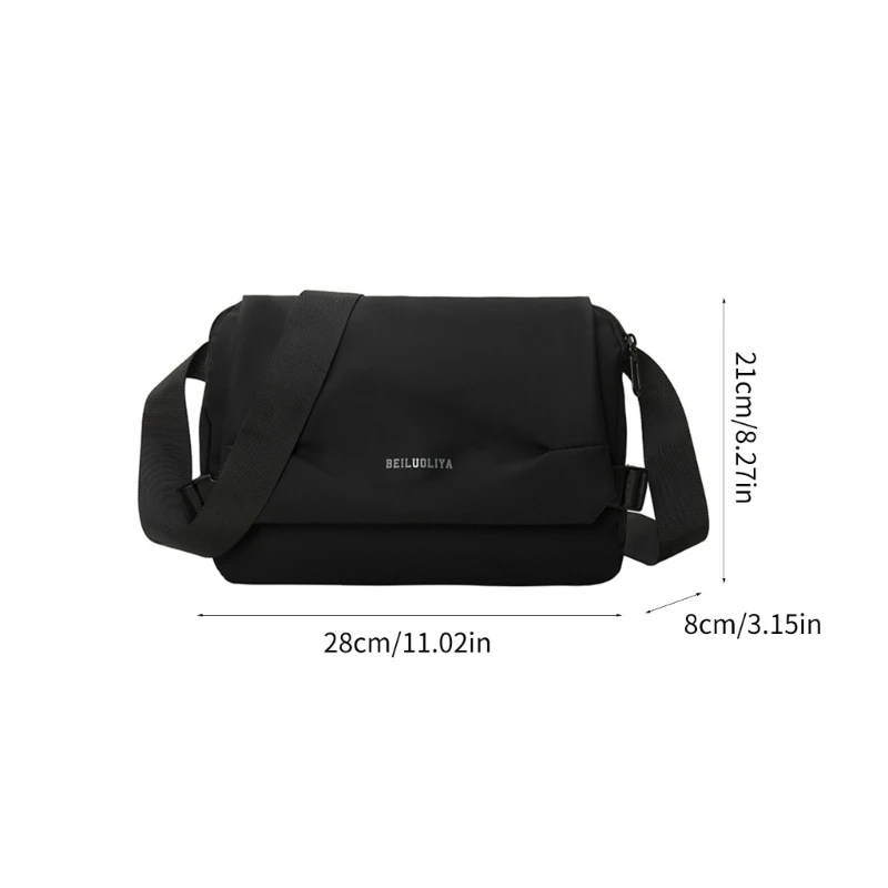 Multi functional Shoulder Bag Chest Bags Crossbody for Work and Travel E74B