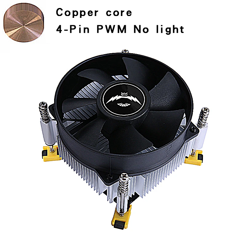 Matx Case CPU Cooler 3Pin Heat Pipes 120MM Cpu Fan For Intel LGA