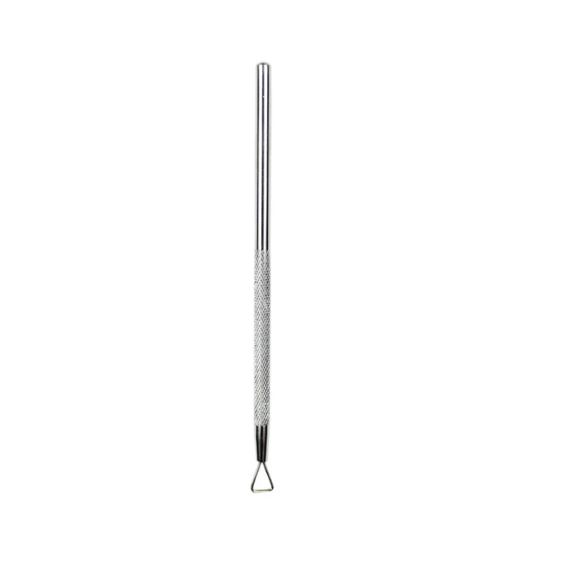 Stainless Steel Nail Peeler Nail Art Polish Uv Gel Remover Triangle Stick Rod Pusher Nail Art Tool for Manicure and Pedicure 3