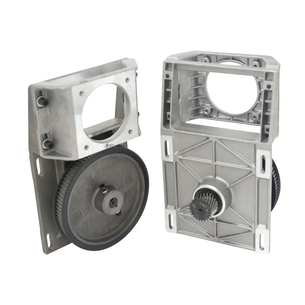 1.5m Module Standard +10mm Pinion Cnc Router Ration 5:1 Gearbox Left Helical Belt Reducer For 86*86 Stepper Motor Cast Aluminum