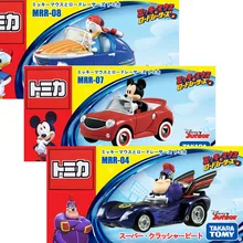 

Takara Tomy Tomica The Roadster Racers Metal Diecast Vehicle Toy Cars Mickey Minnie Donald Duck Daisy Pete Goofy New