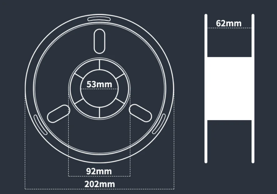 실버 PLA 3D 프린터 필라멘트 1.75mm 고품질 3D 프린팅 재료 PLA 실버 플라스틱 와이어 (3D 프린터용)