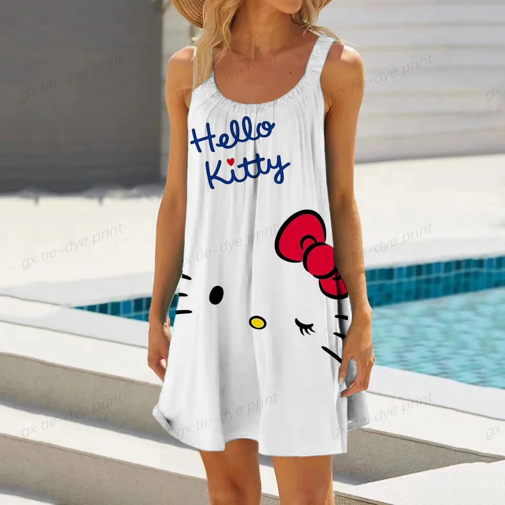 WoodBerry Vestido De Playa Sin Mangas De Verano Para Mujer, Sexy, Sin Espalda, Vestido Casual Con Cuello En V Y Tirantes Delgados, Blanco