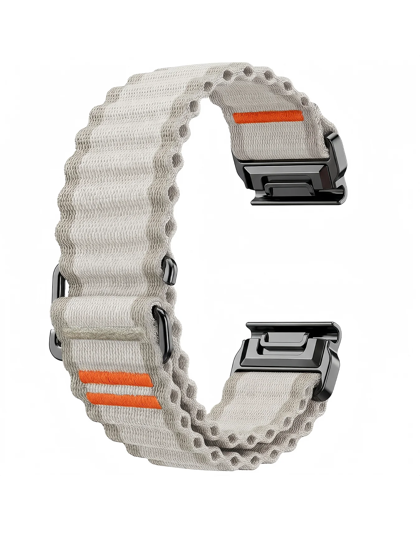 Two-Tone Nylon Strap for Garmin Watches - QuickFit 20, 22, 26mm
