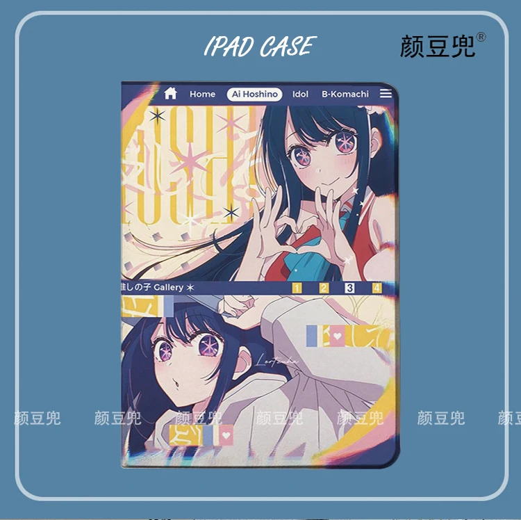 

OSHI NO KO Anime Ai Case For iPad Air 4 5 10.9 inch Mini 5 6 for 2020 pro 11 inch IPad Air 1 2 9.7 Tablet With Pencil Holder