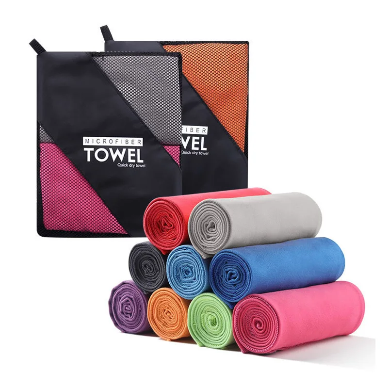 Quick drying towel Sports towel Ultra-fine fibers Running Yoga Gym Fitness Basketball Outdoor camping Hiking Beach