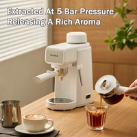 Petrus Espresso Coffee Machine Mini 5 Bar With Fancy Milk Function Latte Cappuccino For Beginners 2