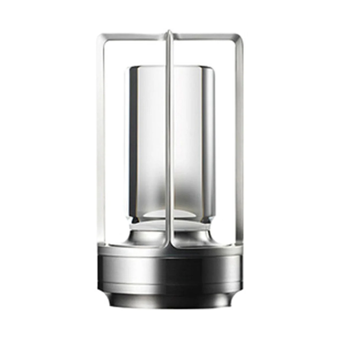 

Rechargeable Crystal Lamp Bedside Table Bedroom Led Touch Table Lamp Restaurant Decoration Atmosphere Night Light Silver