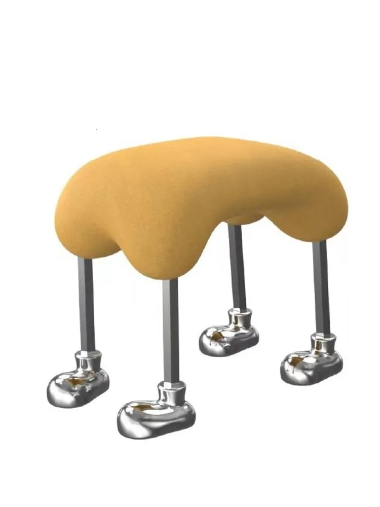 Light luxury design creative dining stool household shoe change stool bedroom dressing dog makeup chair