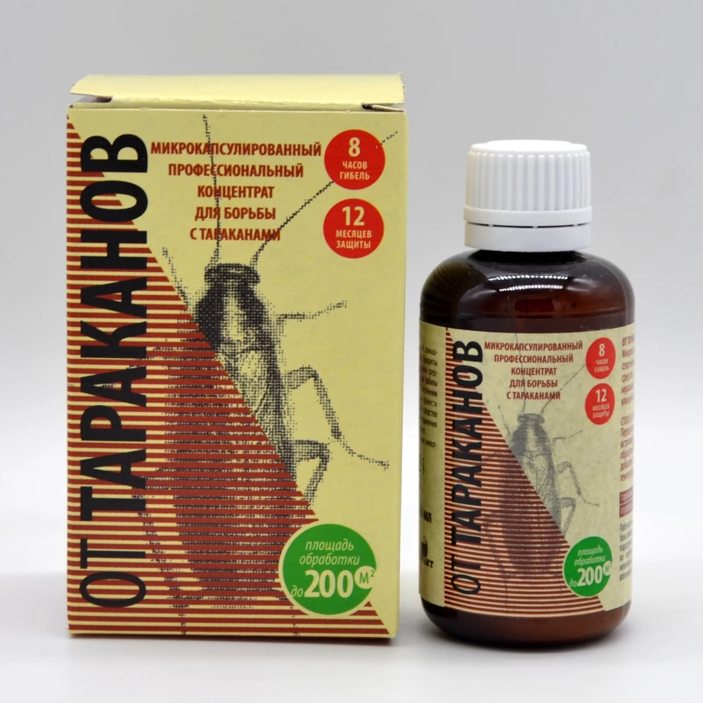 &quotОт тараканов&quot 50мл концентрат для уничтожения тараканов |
