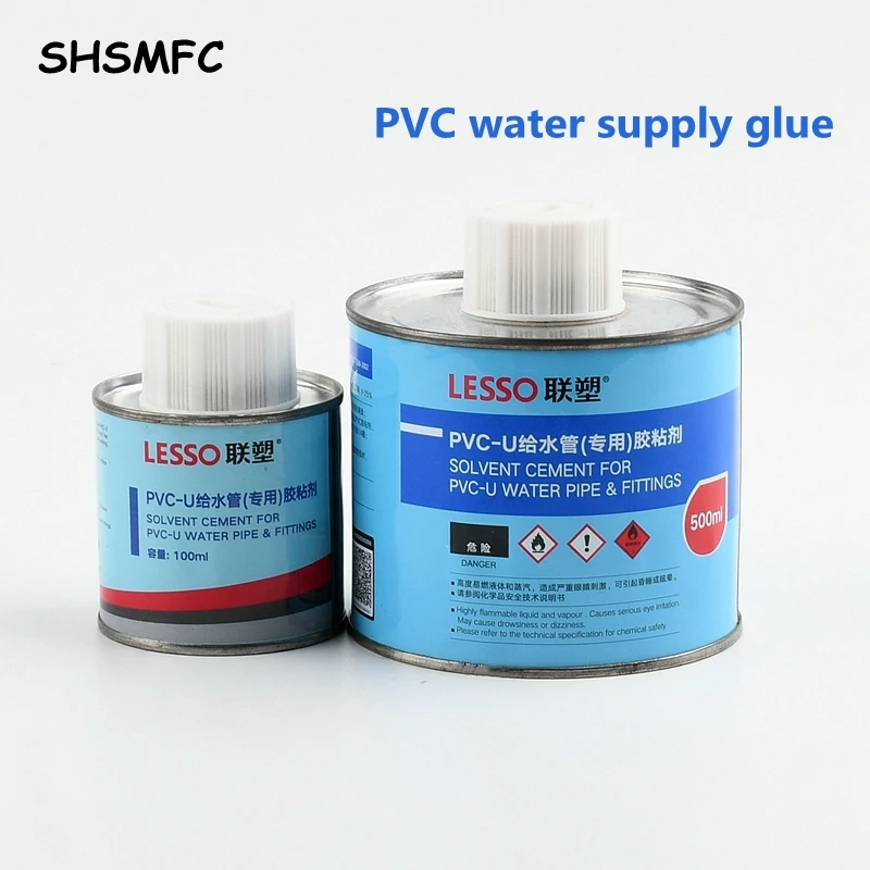 100ml/500ml Brand Pvc Glue Adhesive Upvc Water Supply Pipe Glue Rigid Polyvinyl Chloride