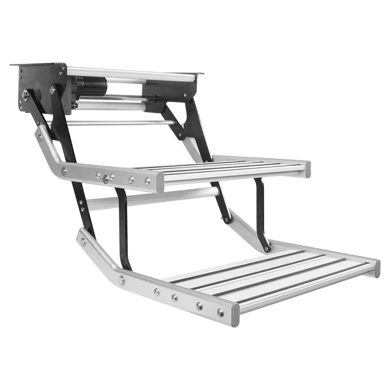 RVAccessoriesHighQualityAluminumAlloy12VElectricFoldingSteps