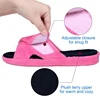 Pallene Cross Band Cotton Slippers Women Indoor Fuzzy Slippers For Ladies Non-slip Cozy Flats Slippers Open Toe House Slippers 4