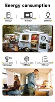Aninerel STOCK ue LiFePO4 batterie 12.8V 304Ah 3.84Kwh 6000 + Cycles Bluetooth 12V 300Ah maison solaire RV voiturette de Golf batterie au Lithium 4