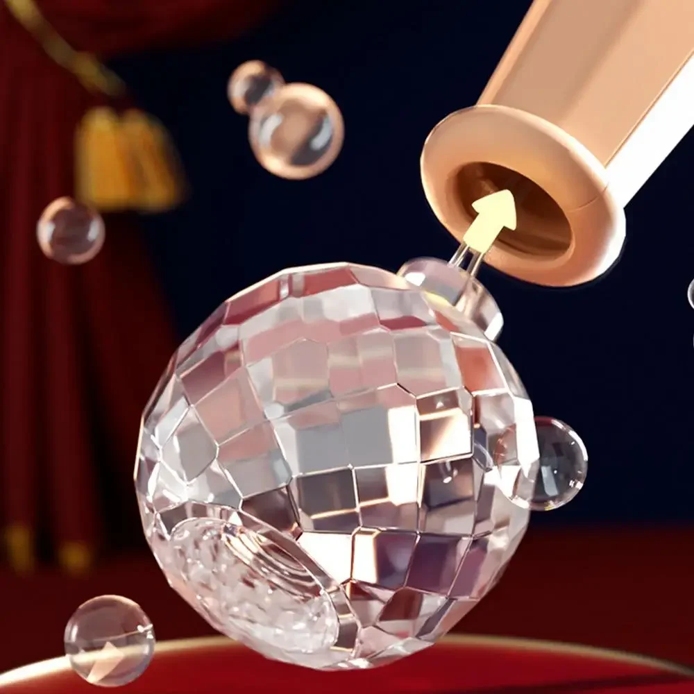 Bubble Machine Torch Bubble Stick Handheld Light Music Children Outdoor Game Blowing Gun Soap Bubble Toys for Kids Xmas Gifts