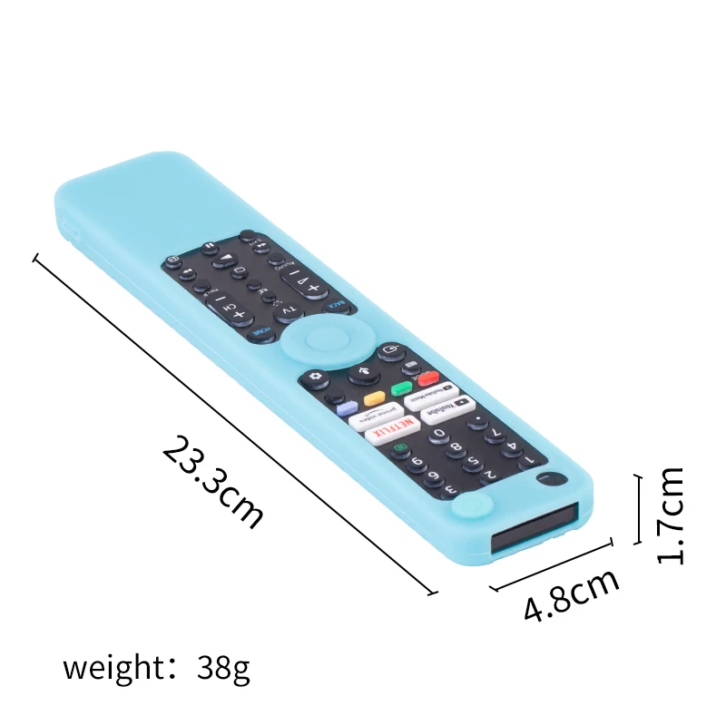Silicone Remote Case Silicone Remote Cover Silicone Remote Sleeve Remote Controller Cover Silicone Case Protector Luminous Silicone Remote Cover Case Sony Bravia TV Remote RMF-TX500U RMF-TX500E RMF-TX600E Smart Voice Controller