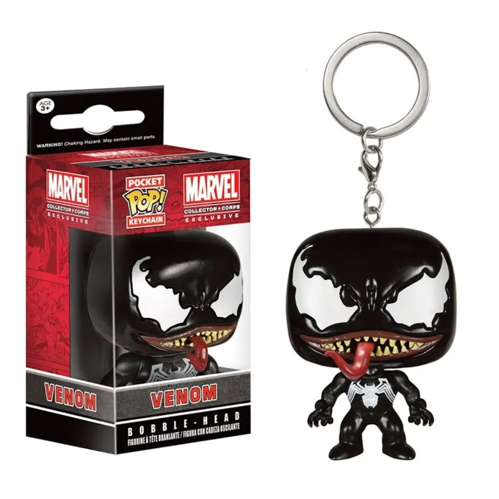 Funko Pop Toys Venomized Iron Man Venom Pocket Portachiavi Vinyl Action Figure Collection Model Toys For Children Regalo Di Natale