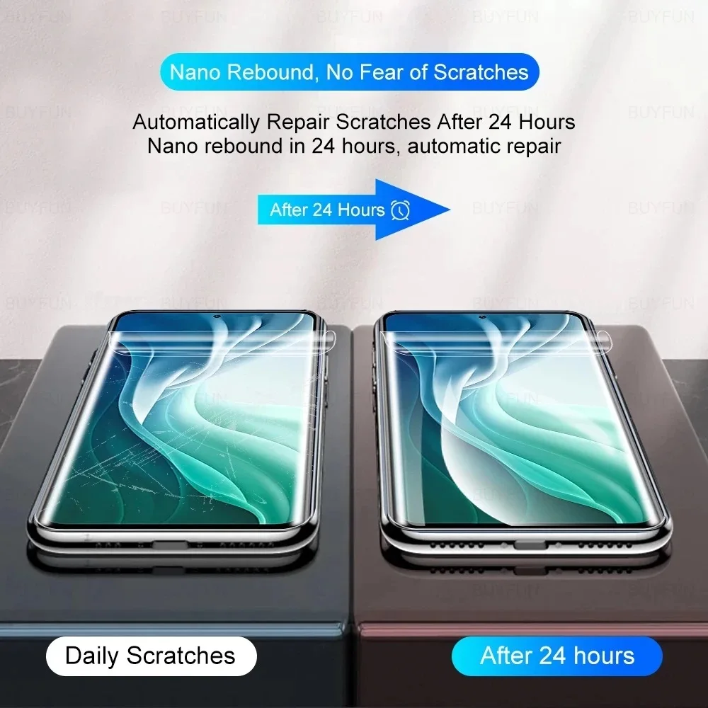 Premium Hydrogel Screen Protector Film - 3 Pack