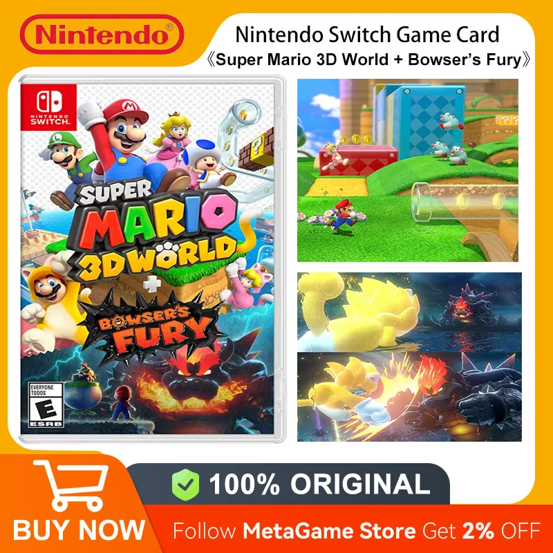 Super Mario 3D World Bowsers Fury Nintendo Switch Game Deals
