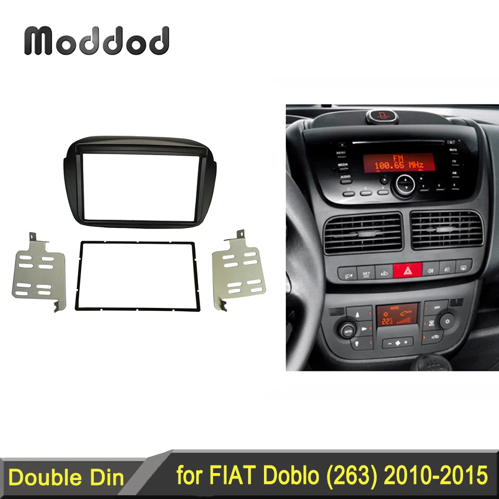 Car Radio Stereo CD Player Dash Install Mounting Trim Bezel Panel Kit Harness 
