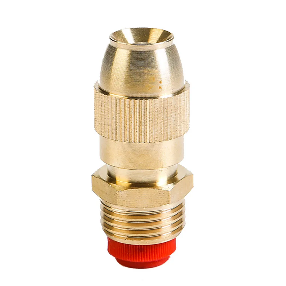 

1/2 Inch Misting Nozzle Brass Adjustable Sprinkler Garden Misting Water Nozzles Hose Connector Garden Irrigation Accessories