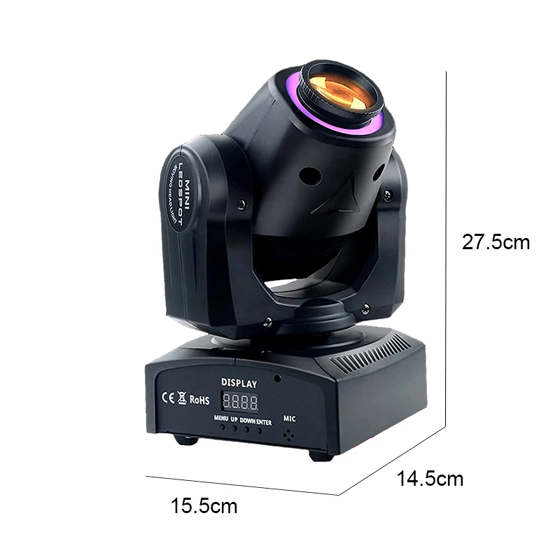 80W LED Spot Moving Head Light Disco DJ Controller Spot Beam