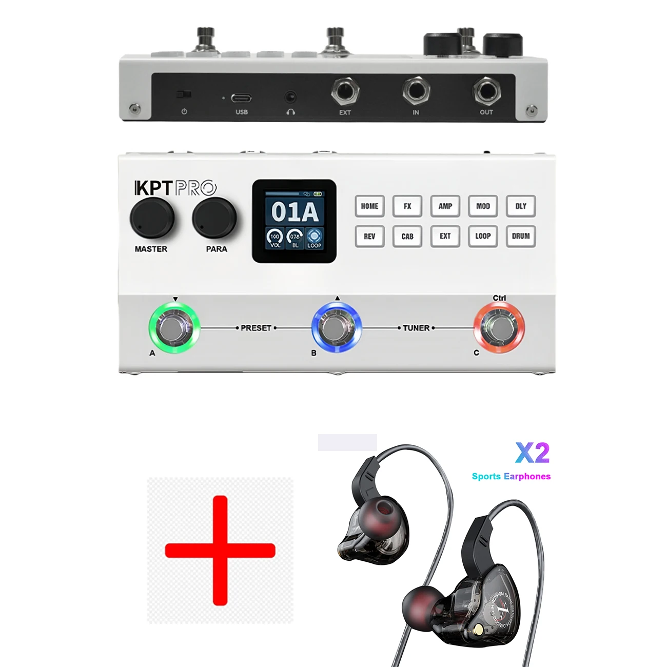 Yuimer 2025 新しいギターエフェクトペダル TANK G