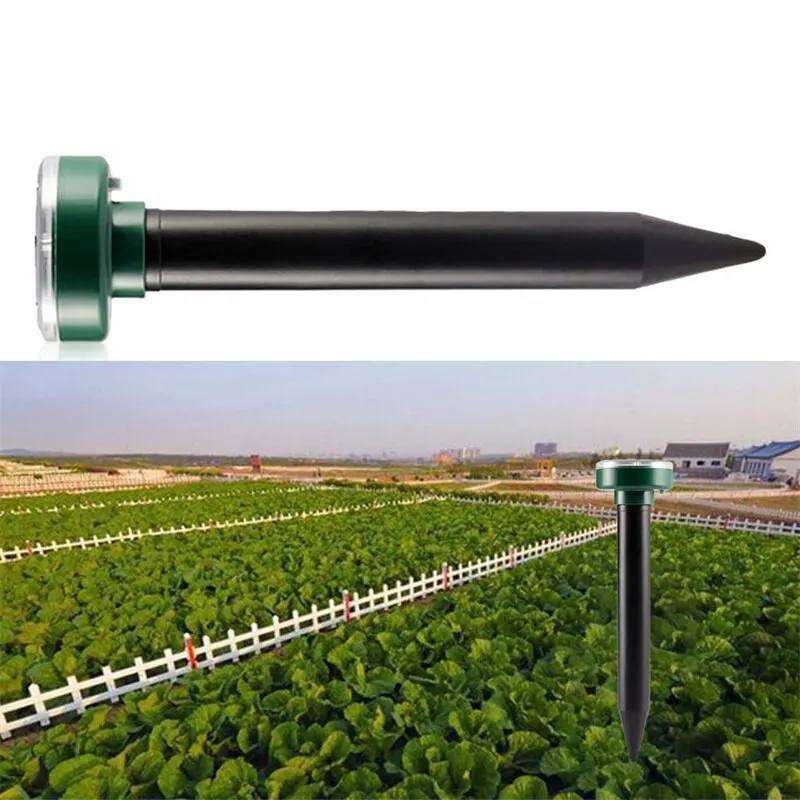 Animal repellent Mouse Repeller Solar Ultrasonic High Power Vibration Ultrasonic Hotel Garden Farm for Outdoor Pest Rodent Waterproof Repellent