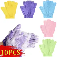 10PCS Body Wash Gloves Peeling Exfoliating Mitt Glove For Shower Scrub Gloves Resistance Body Massage SPA Sponge 1