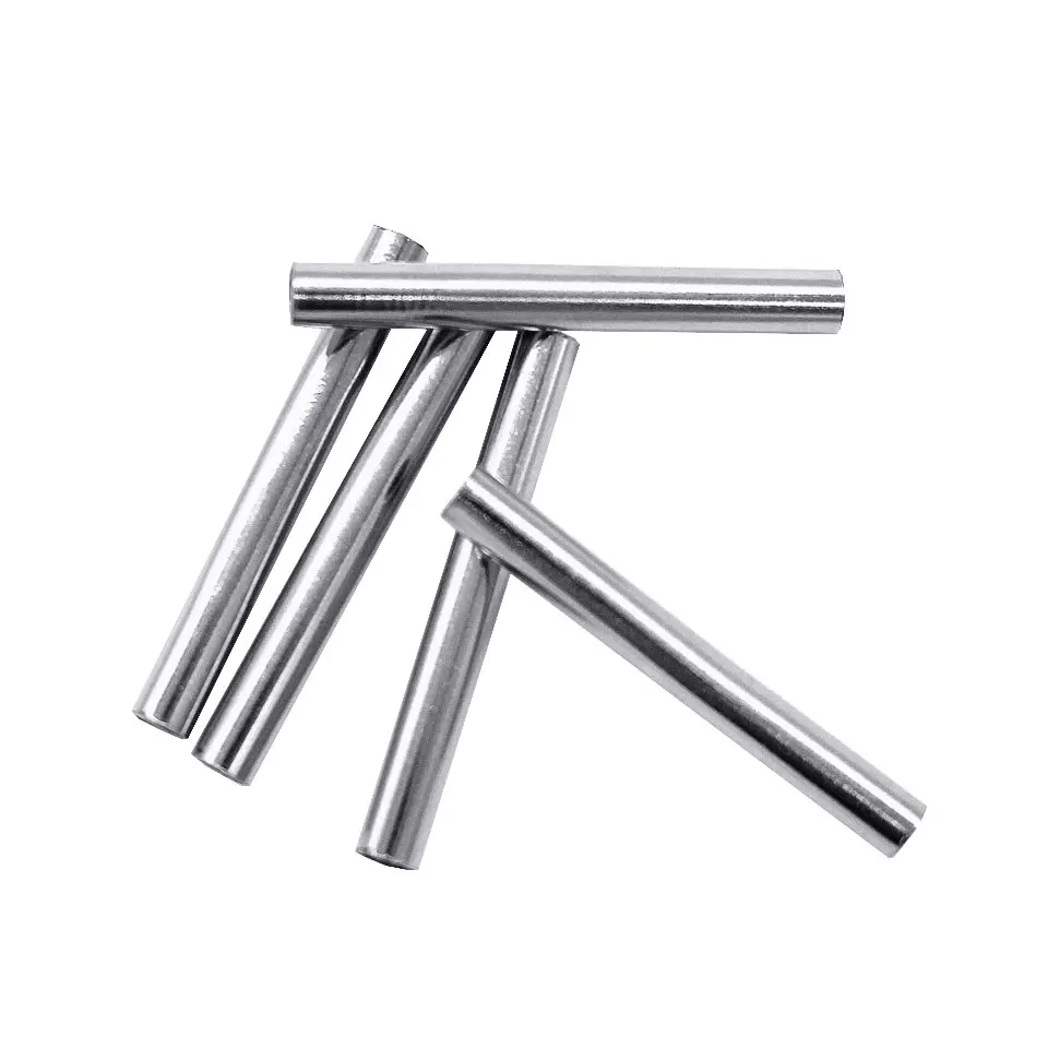 Diameter 4.8mm Hollow Straight Tube Double Headed M4 Inner Thread Connecting Pipe 5Pcs