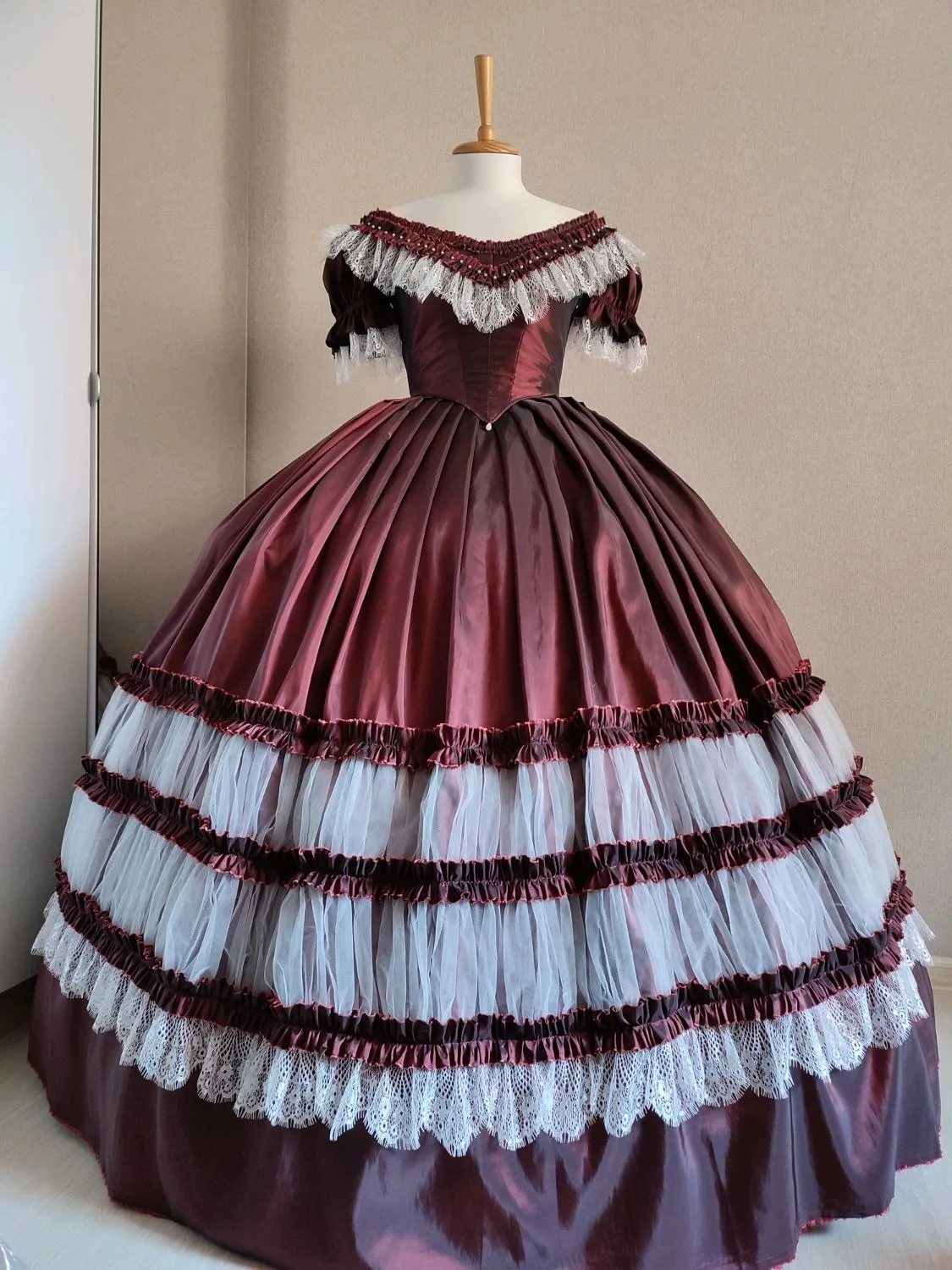 white christmas dresses Drawstring Christmas Gothic Lolita Dress main image 0