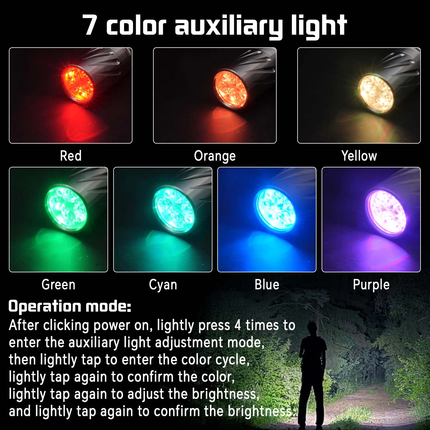 Maeerxu DF01 チタン合金ハイパワー LED 懐中電灯 IPX7 18650