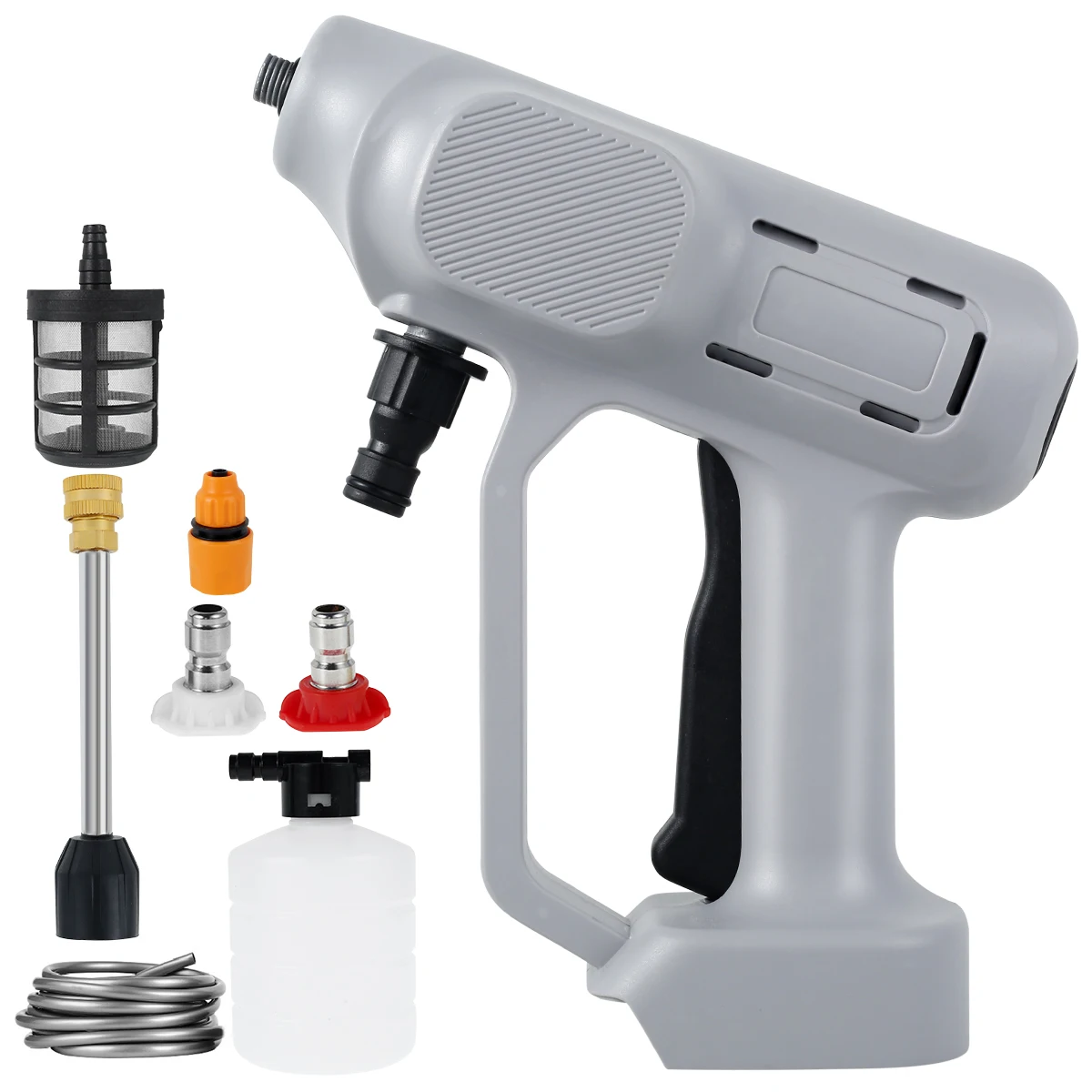 

Cordless Pressure Washer Machine Portable Car Wash Water Sprayer with Nozzle Filter and Connector 30BAR Water Pressure