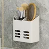 3/1PCS Storage Boxes Wall Mounted Bathroom Toothpaste Cosmetics Racks Comb Razor Skin Care Product Home Storage Organizer Box 2