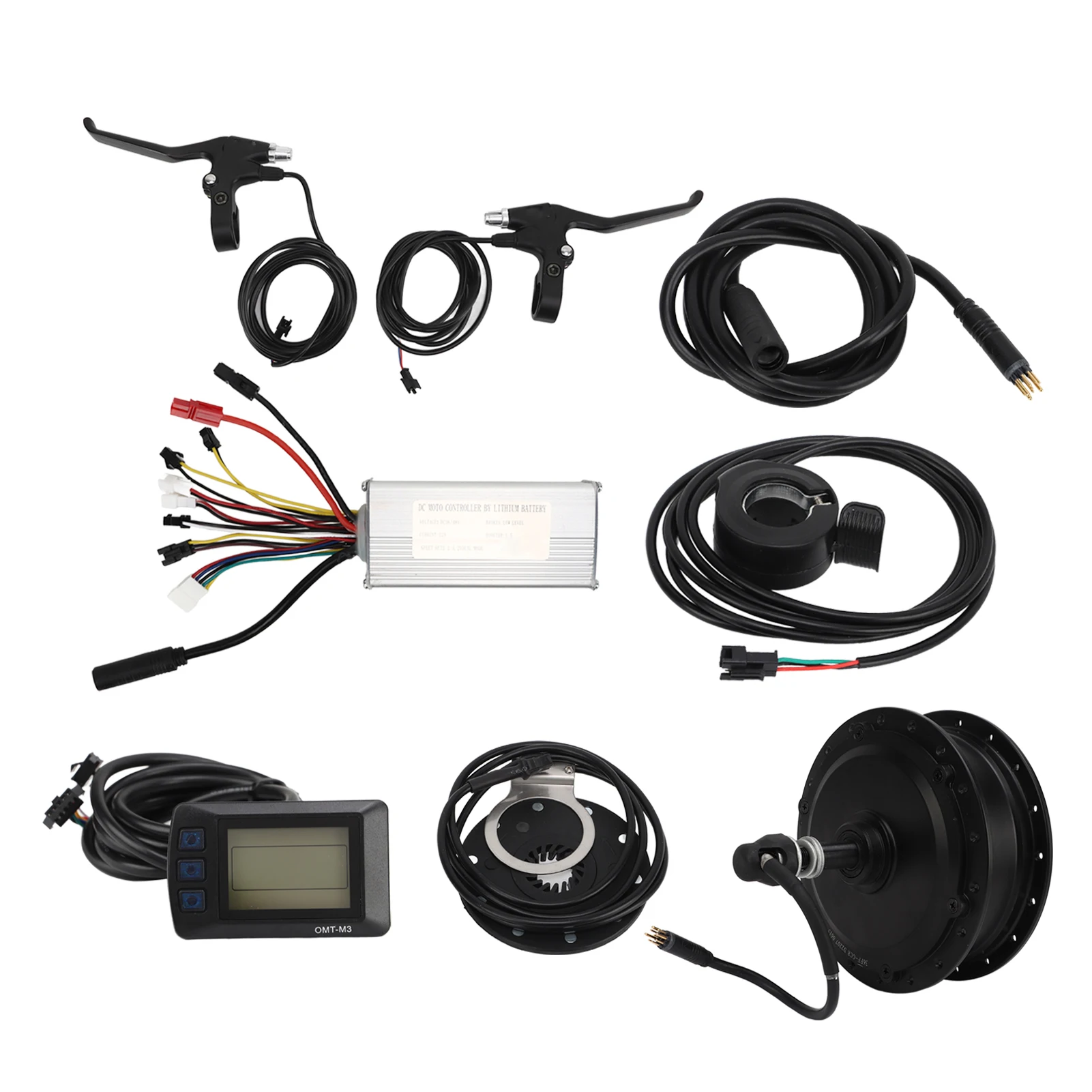 Electric Bike Conversão Kit para Folding Bike, Traseira Hub Motor