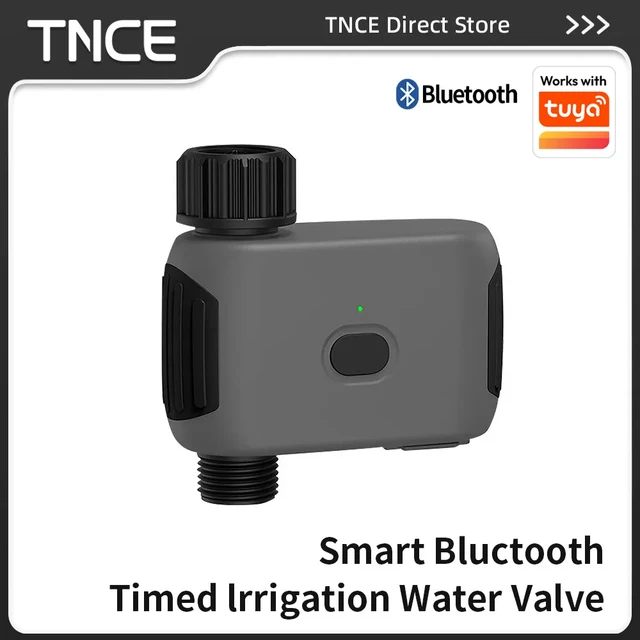 TNCE Smart Tuya Bluetooth Garden Water Timers  Rain Delay Programmable Automatic Sprinkler Drip Irrigation Valve Support Alexa