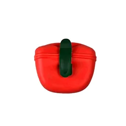 Silicone Pet Treat Bag - Portable Training Pouch (Red)