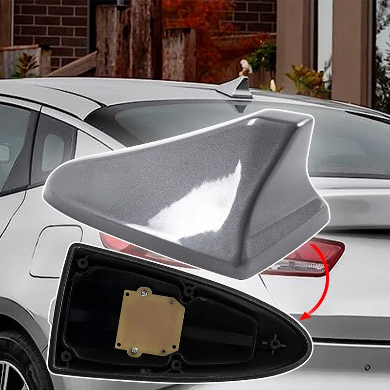 Shark Fin Antenna Cover For Kia Optima 2014-2020 - Black ABS, No Drilling Needed