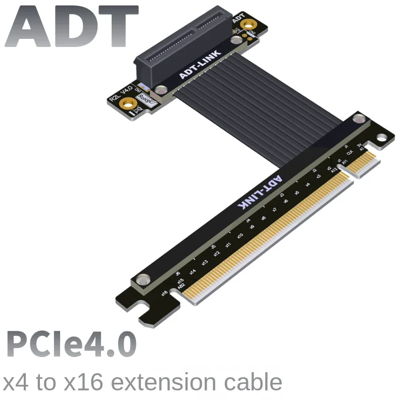 

2021 New 4.0 PCI-E x4 Extension adapter x16 Support NIC hard disk USB card ADT