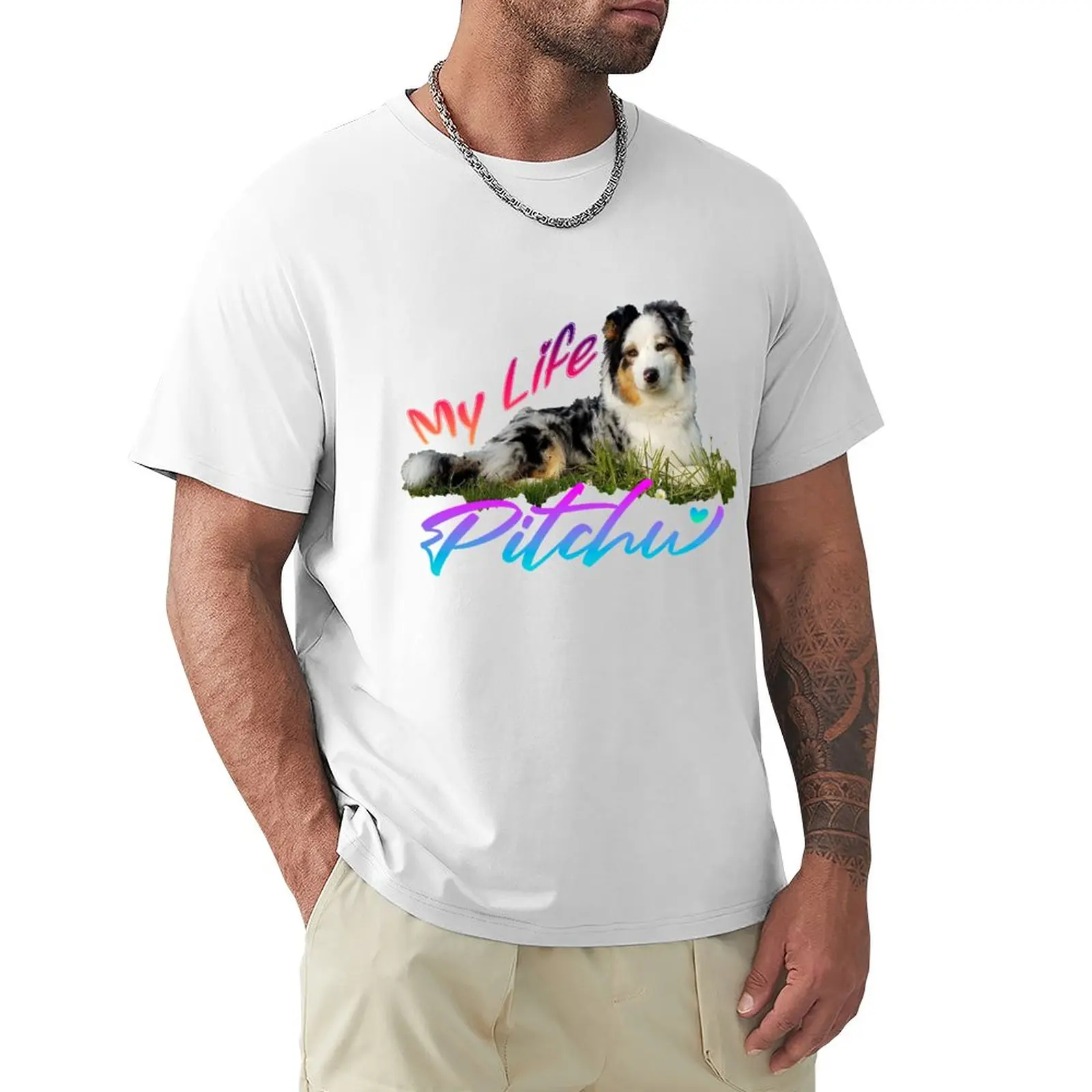 

Pitchu - My Life T-Shirt graphics plain funny t shirts for men