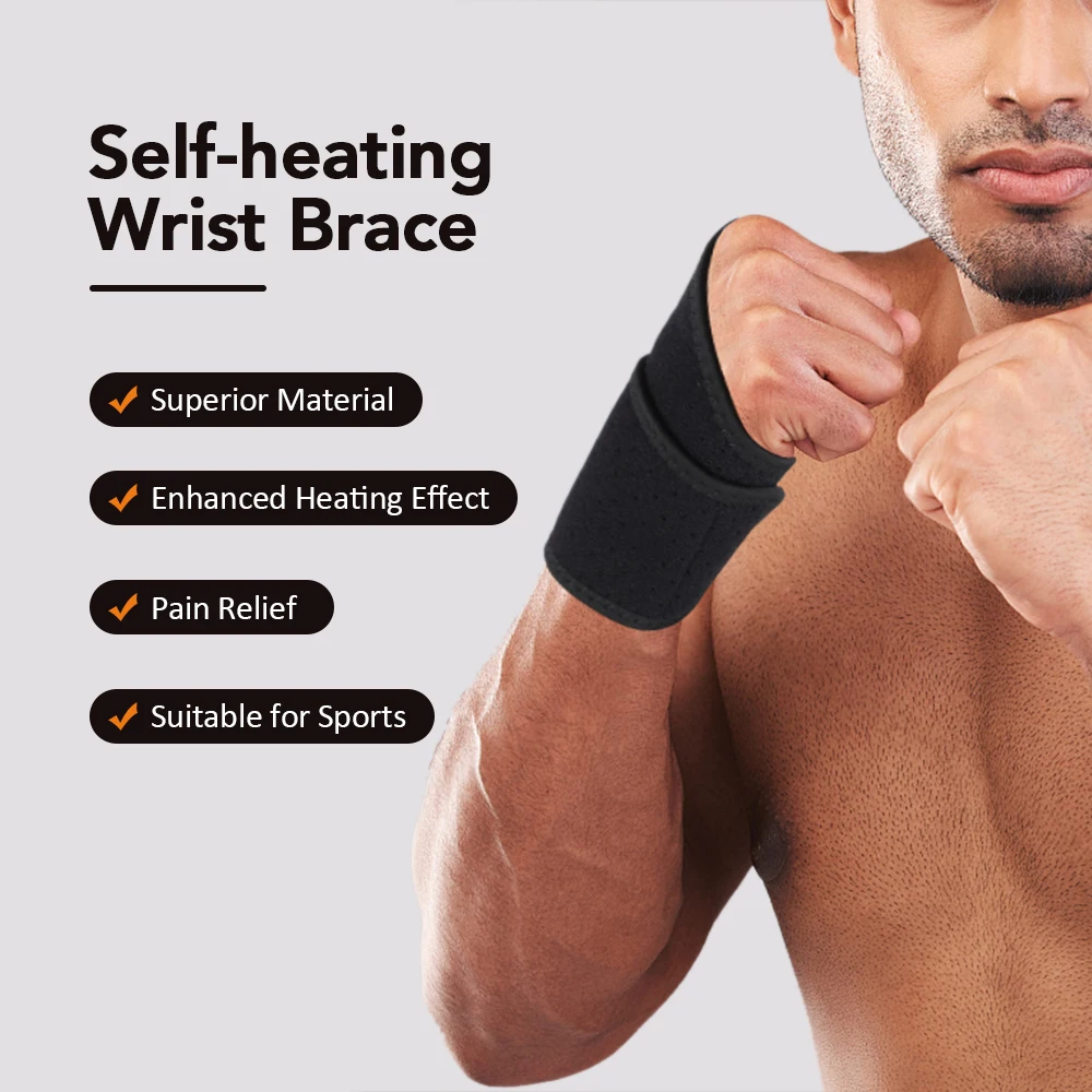 Adjustable Wrist Brace Perfect for Women & Men Support Wrap Strap Hand Carpal Tunnel Brace Fitness Suitable Both Right Left Hand