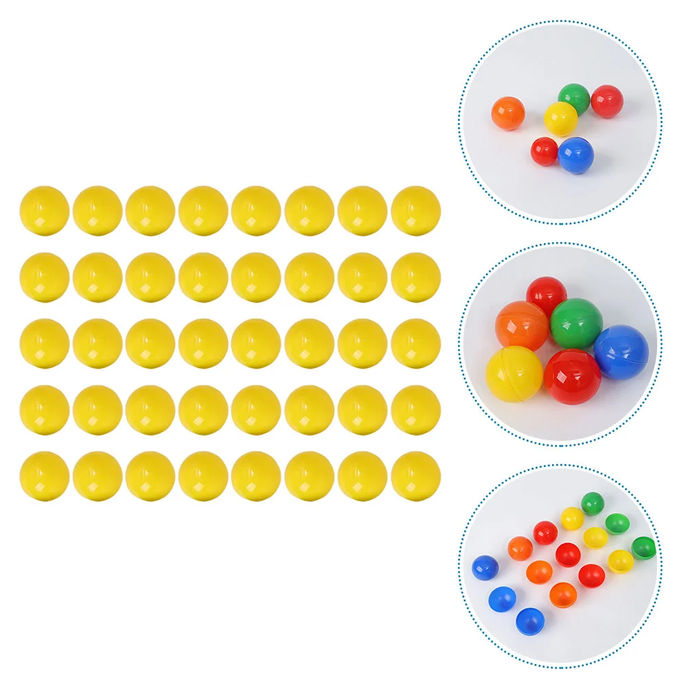 

50pcs Lottery Balls Openable Raffle Balls Lottery Small Balls Festive Supplies Festive Props