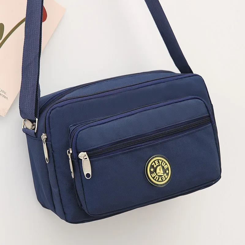 Crossbody Bags Oxford Cloth Women Casual Backpack Messenger Nylon Canvas Shoulder Middle-aged Mother Handbag