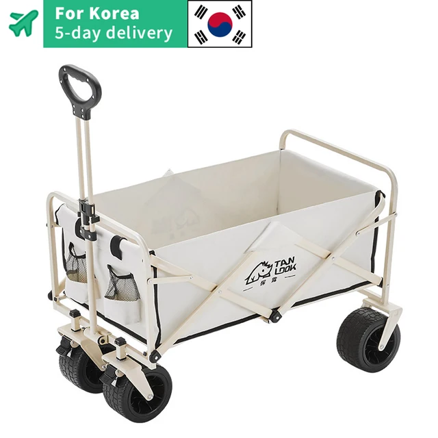 Kerekes Összecsukható Kocsi Nagy Kapacitású Multifunkciós Kerti Park Kültéri Tengerparti Kempingek Hordozható Barbecue