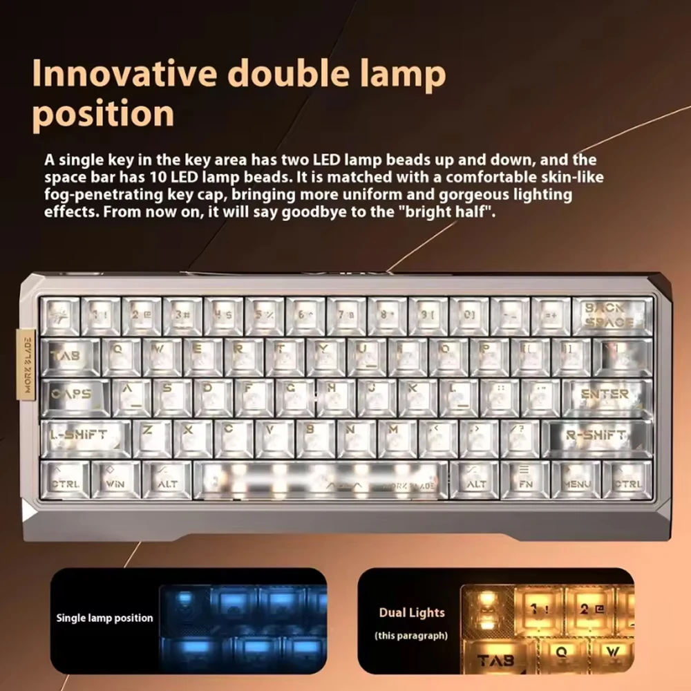 Aula Morkblade Mk60 Magnetic Switch Keyboard Wired 8k Aluminium