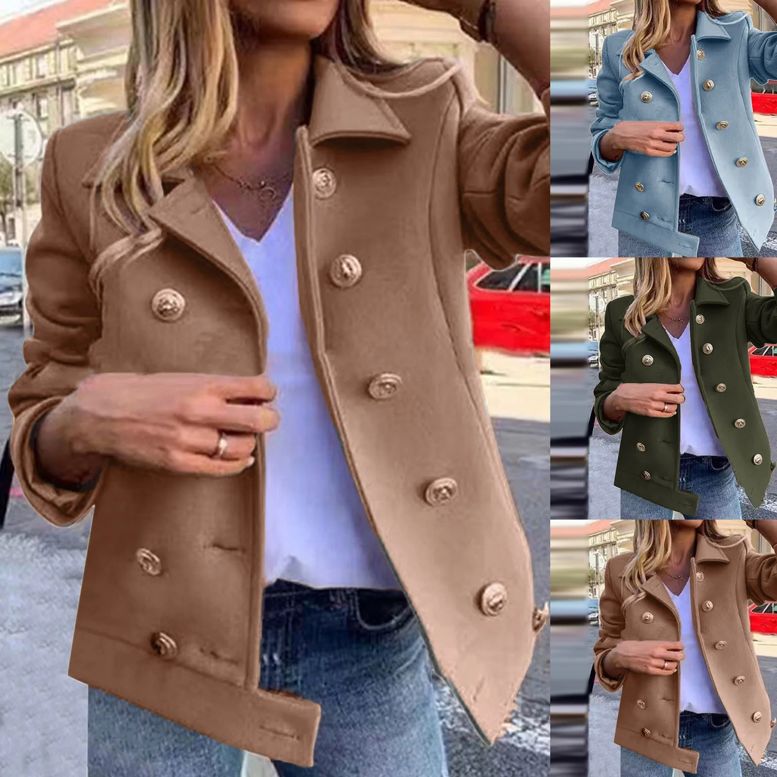 

Autumn Winter New Long Sleeve Cowboy Wind Handsome Women Jacket Vintage Brown Color Slim Boyfriend Style Suede Jacket Coat 2023