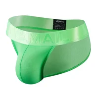 Sous-vêtements Sexy pour hommes, slips en maille de Nylon, slips à séchage rapide pour hommes, Slip de Bikini, Tanga pour hommes, slips en Nylon SPANDEX 5